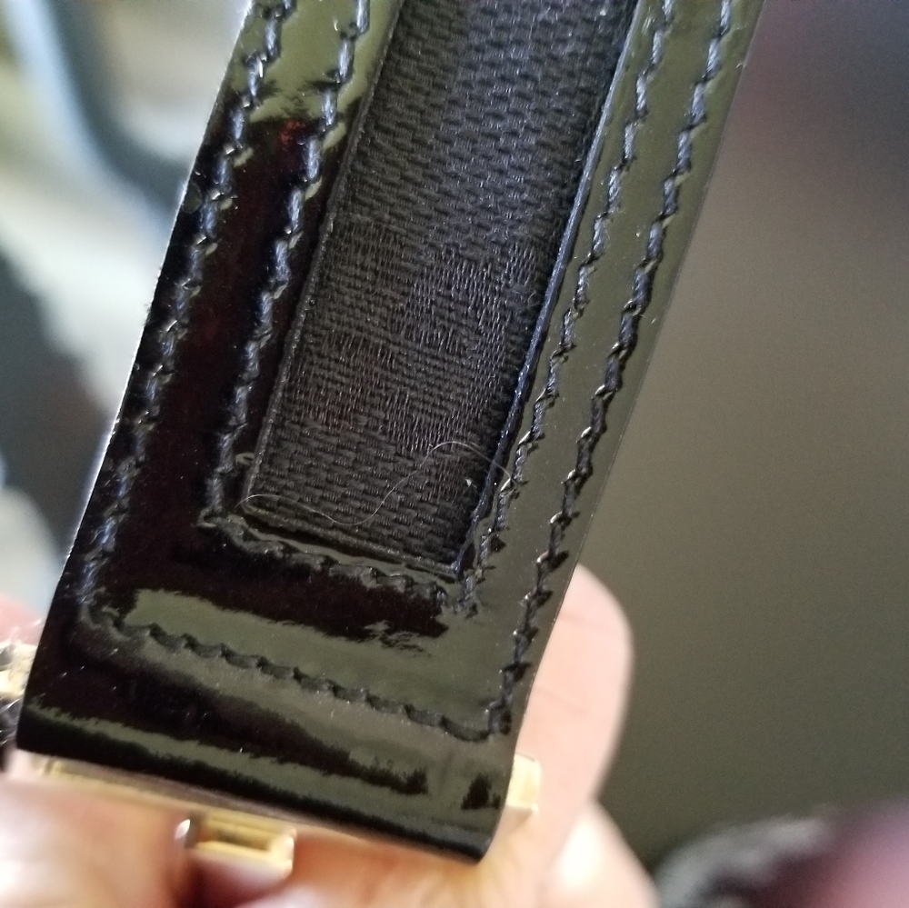 Gucci GG Monogram Patent Leather Shoulder Bag - Picture 12 of 17
